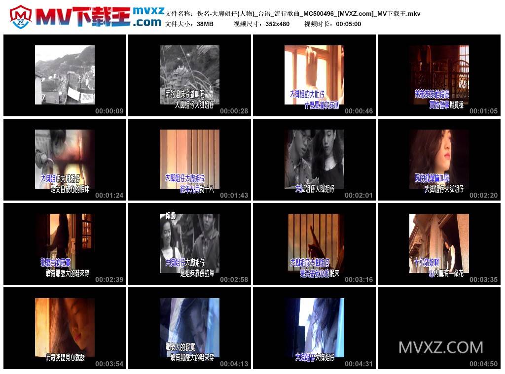 佚名-大脚姐仔(人物)_台语_流行歌曲_MC500496